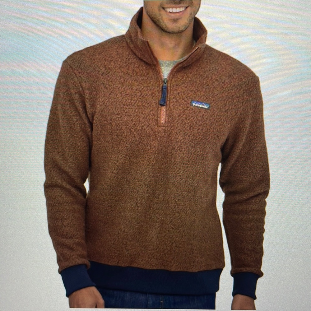 Patagonia Men’s Woolyester Fleece Quarter Zip Pullover Sweater